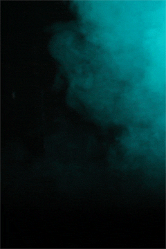 Blue Aesthetic Smoke In The Dark GIF