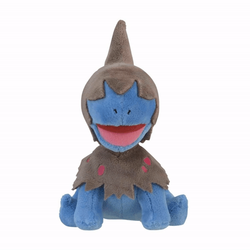 Blue and Brown Stuffed Animal with Red Mouth