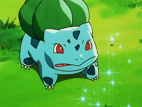 Blue And Green Cartoon Character With Red Eyes And Green Hat GIF