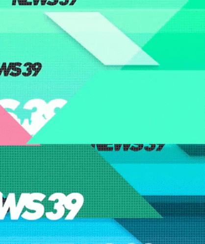 Blue and Green Striped Background ws39