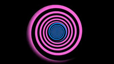 Blue And Pink Spiral Loop GIF