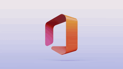 Blue And Purple Cube With Hole GIF