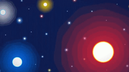 Blue and Red Circle With White Circle