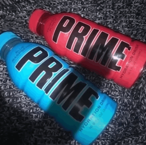Blue And Red Prime Bottle GIF