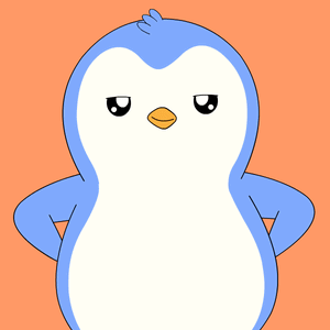Blue and White Penguin Giving Thumbs Up