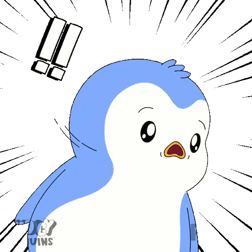 Blue and White Penguin Judgy Penguins