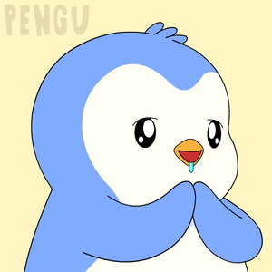 Blue and White Penguin Pengu