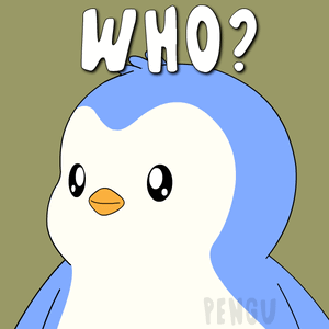 Blue And White Penguin Saying Who GIF