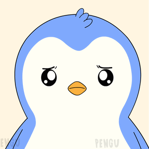 Blue And White Penguin With Orange Beak Pengu GIF