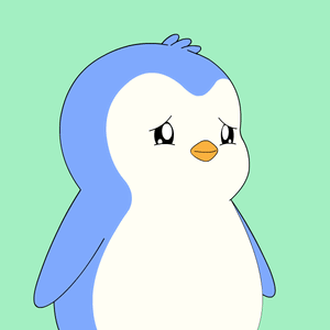 Blue And White Sad Penguin GIF