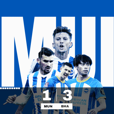 Blue And White Soccer Poster Number 13 GIF