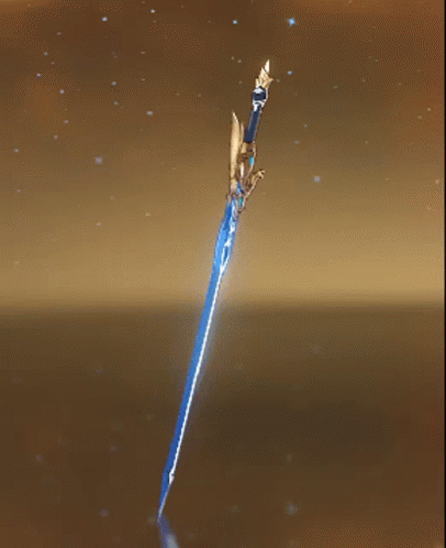 Blue Animated Sword GIF