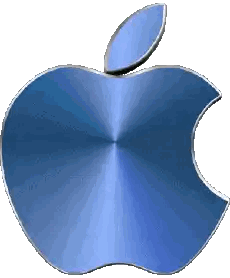 Blue Apple With Silver Leaf