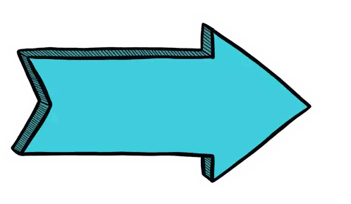 Blue Arrow Pointing Right
