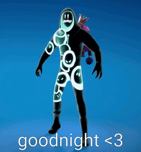 Blue Background Goodnight <3