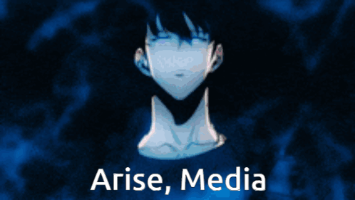 Blue Background Person Arise Media
