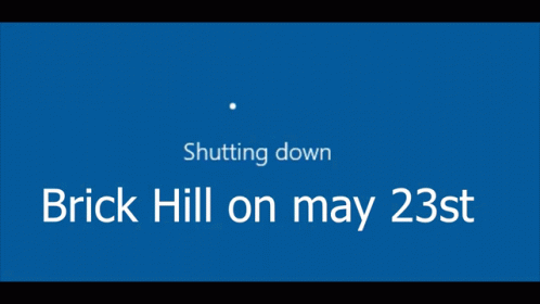 Blue Background Shutting Down Brick Hill on May 23st