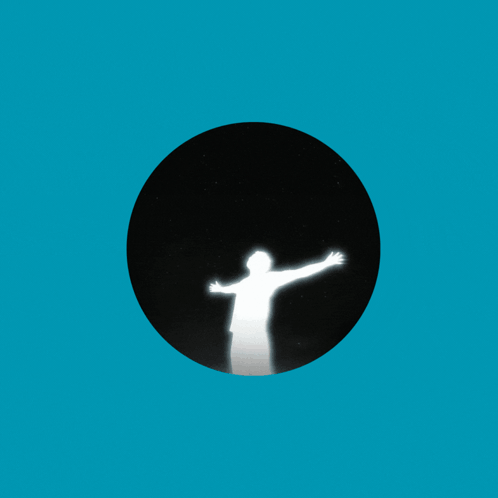 Blue Background Silhouette Flex Sese Gel Yarr GIF