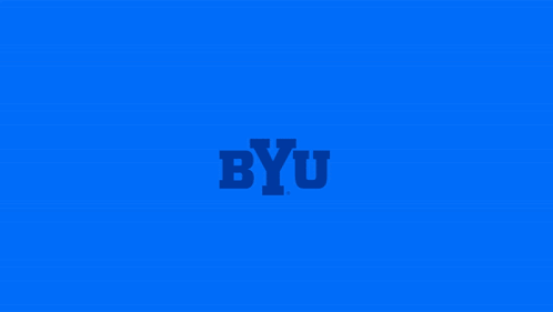 Blue Background White Lines with Letter U