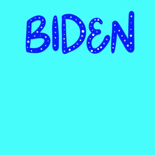 Blue Background With Biden Biden Biden