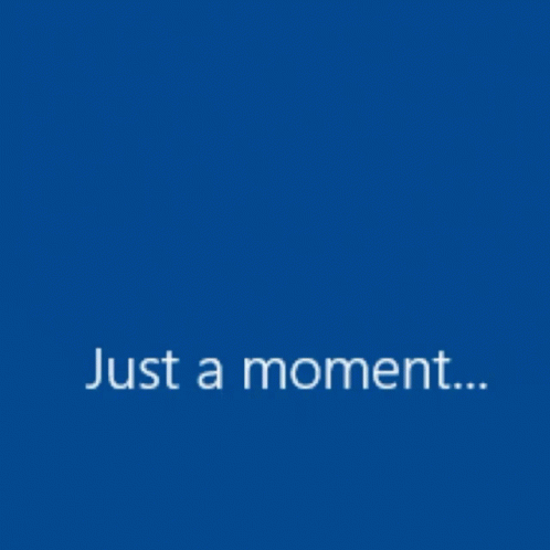 Blue Background With Just A Moment In White