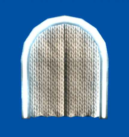 Blue Background With Knitted Pattern