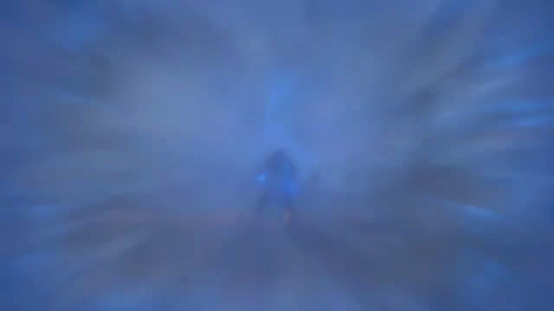 Blue Background With Lines of Light