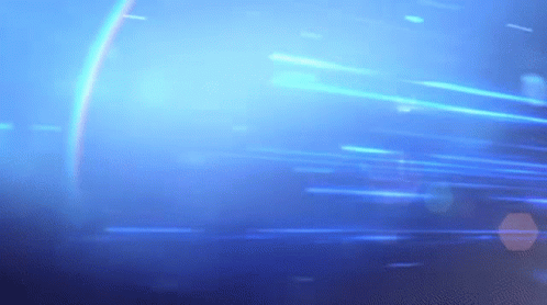 Blue Background With Rainbow