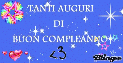 Blue Background With Tanti Auguri Di Buon Compleanno And Number 23 GIF
