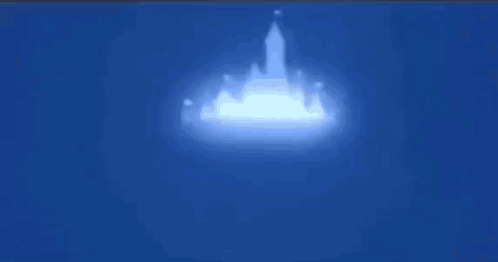 Blue Background With White Circle