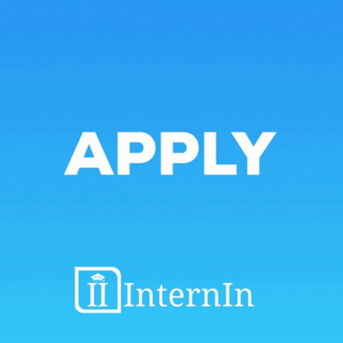 Blue Background With Word Apply GIF