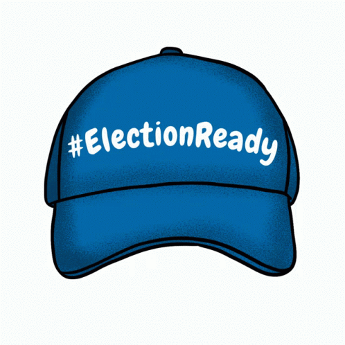 Blue Baseball Cap Election Ready GIF