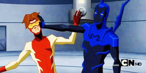 Blue Beetle And Impulse GIF