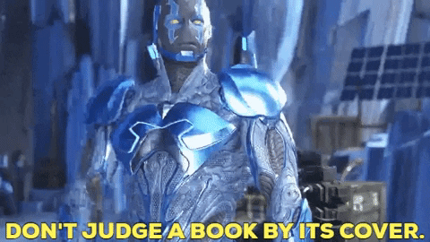 Blue Beetle Don't Judge The Book GIF