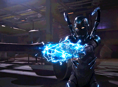 Blue Beetle Huge Sword GIF