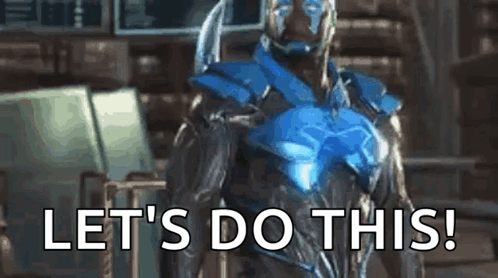 Blue Beetle Let's Do This GIF