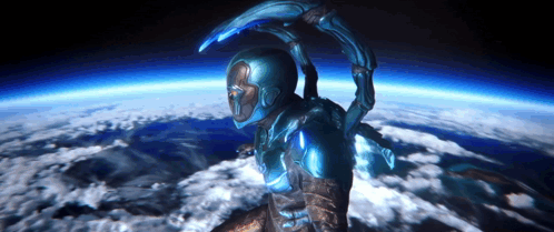 Blue Beetle Outer Space GIF