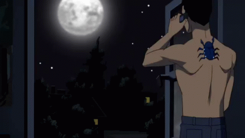 Blue Beetle Transform GIF