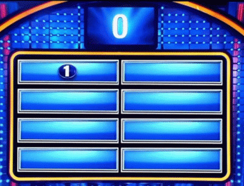 Blue Board With Number 0