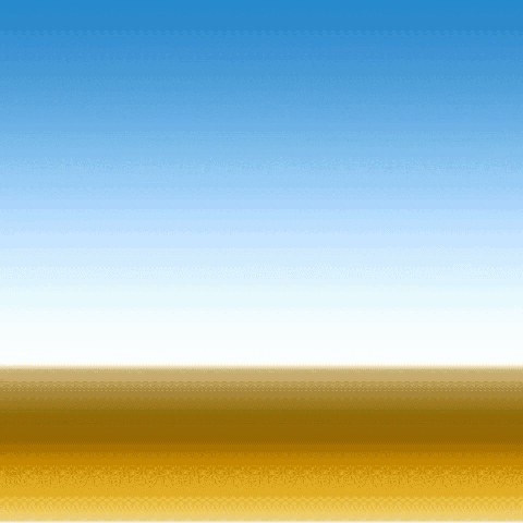 Blue Bunny Robot Hopping GIF