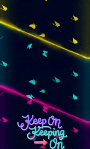 Blue Butterflies Keep On GIF