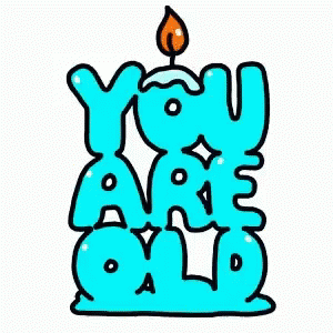 Blue Candle Saying You Are a Star