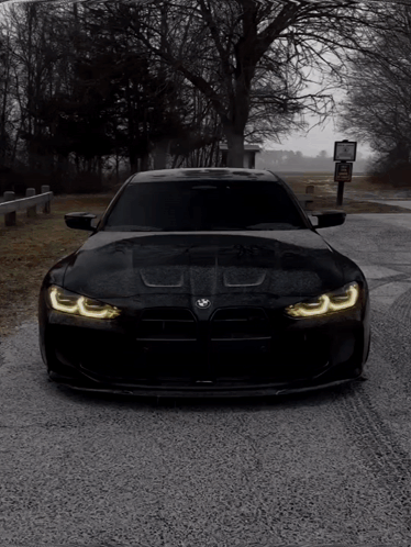 Blue Car With License Plate M5