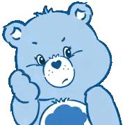 Blue Care Bear Giving Thumbs Up