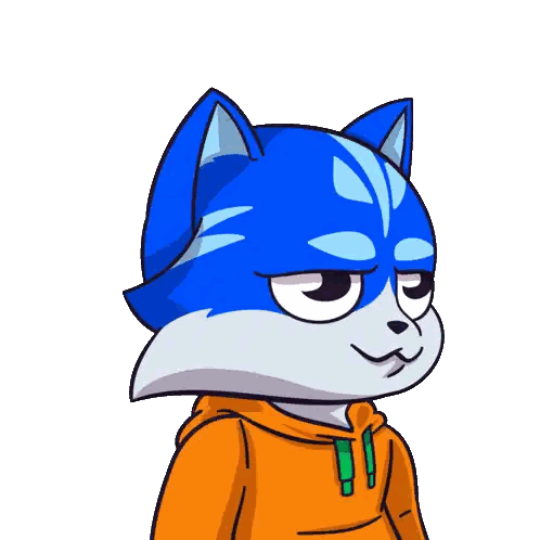 Blue Cat Holding Prod Sign