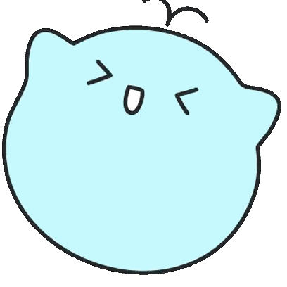 Blue Cat Inside Pink Heart