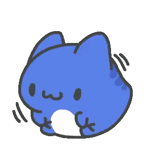 Blue Cat with White Face