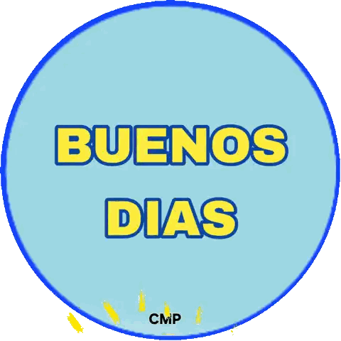 Blue Circle Buenos in Yellow