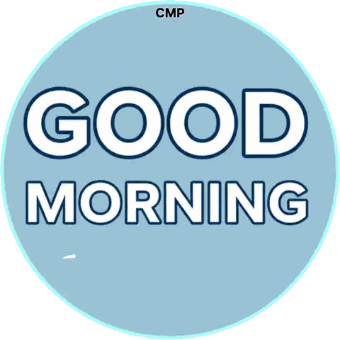 Blue Circle Good Morning