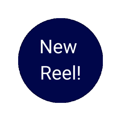 Blue Circle Saying New Reel